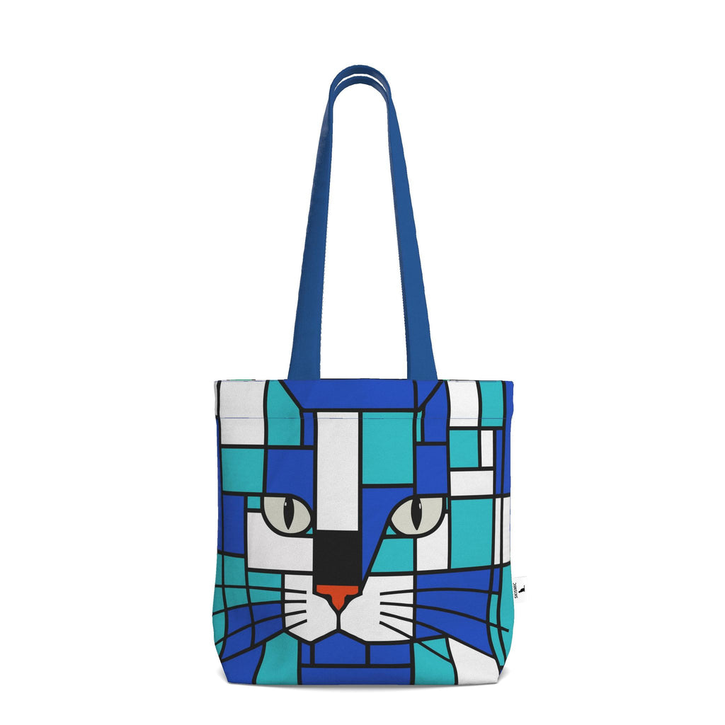 Seaside & Aqua - Two Prints for One Cotton Tote Bag